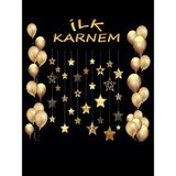 Promisebackdrop2 Ilk Karne Hatırası, Karne Panosu, Okul Etkinlik 200X200CM Ek Dikişli Kumaş Afiş