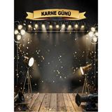 Promisebackdrop2 Karne Günü, Karne Panosu, Okul Etkinlik 250X200CM Ek Dikişli Kumaş Afiş