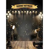 Promisebackdrop2 Karne Hatırası, Karne Panosu, Okul Etkinlik 250X200CM Ek Dikişli Kumaş Afiş