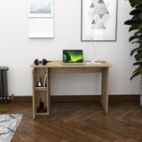Promodül Ergonomik Çalışma Masası | Kitaplıklı ve Kapaklı Depolama Alanlı | Modern Ofis & Ev Çalışma Masası - . - Atlantik Çam