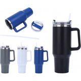 Promopanya Gri Renk Dev 1180 ml Pipetli Termos (İsim Yazılabilir-isme özel-kişiye özel-kişiselleştirilebilir)