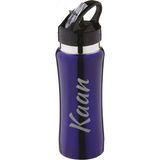 Promopanya Pipetli Sporcu Termosu 500ML. (Emzikli Sporcu Termos, Isim Yazılabilir, Isme Özel, Kişiye Özel, Kişiselleştirilebilir,) - lacivert