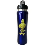 Promopanya Sarı Kanarya termos 750ML. Pipetli Sporcu Matarası-Termos Lacivert Renk Emzikli Okul Matarası-Termos ( Isim Yazılabilir, Isme Özel, Kişiye Özel, Kişiselleştirilebilir)