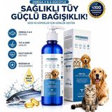 Promore Fish Oil Kedi & Köpek Balık Yağı 200 ml – Omega 3 & 6, Tüy & Deri Sağlığı, Bağışıklık Desteği