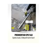 Promortar Epo 540 Epoksi Tamir Harcı, Yüksek Mukavemetli, Aşınma Ve Darbeye Dayanıklı 20 Kg