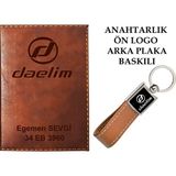 Promosyon Denizi Plakanıza ve Isminize Özel Lazer Baskılı Taba Ruhsat Kabı ve Anahtarlık