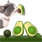 Promosyonca Avokado Şeklinde Kedi Nanesi Oyuncağı, Yapışkanlı Catnip Topu ile, Çiğneme ve Stres Azaltıcı, Diş Sağlığı Destekli Doğal Kedi Otu