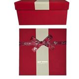 Promosyonca Hediye Kutusu, İç İçe 3 Farklı Ebat, Kare, 19x19x9 cm (Desen 1)