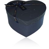 Promosyonca Hediye Kutusu, Kalp Şeklinde, İç İçe 3 Adet, 22x19x8 cm, Farklı Renk Seçenekleri (Mavi)
