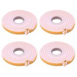 Promosyonca Kapı Sünger Bandı, Rüzgar Önleyici İzolasyon Bant, 19mm x 9mm x 2.5mt (4)