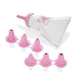 Promosyonca Krema Torbası, 7 Farklı Başlık, Pembe ve Su Yeşili (Pembe)