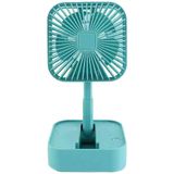 Promosyonca Masaüstü Şarjlı USB Fan, Katlanabilir, Taşınabilir, Pil ve Şarj Kablosu Dahil (Yeşil)