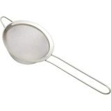 Promosyonca Metal Çay Süzgeci, Uzun Saplı, Gümüş Rengi