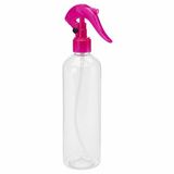 Promosyonca Plastik Sprey Şişesi, Boş, Şeffaf (Pembe)