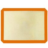 Promosyonca Profesyonel Silikon Pişirme Matı, Yapışmaz, Yıkanabilir, 30 cm x 40 cm (Turuncu)