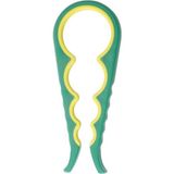 Promosyonca Silikon Kavanoz Kapağı Açacağı (Yeşil) - Çok Renkli