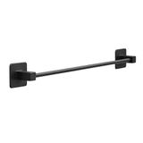 Promosyonca Siyah Metal Havluluk, Duvara Monte, 44,2 cm, Modern Tasarım