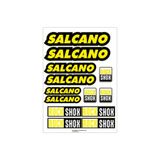 PROMOT BİSİKLET STİCKER SALCANO BİSİKLET KADRO STİCKER SETİ 03