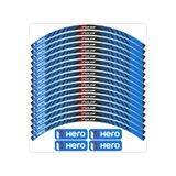 PROMOT HERO XPULSE JANT ŞERİDİ STİCKER MAVİ HERO YAZILI MOTOSİKLET JANT KAPLAMA