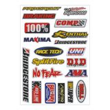 PROMOT MOTOSİKLET STİCKER MOTOSİKLET SPONSOR MARKA STİCKER ETİKET KAPLAMA 15