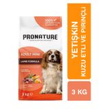 Pronature Daily Protect Kuzu Etli ve Pirinçli 3 kg Küçük Irk Yetişkin Kuru Köpek Maması