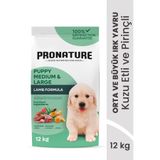 Pronature Orta ve Büyük Irk Yavru Kuru Köpek Maması (Daily Growth) - Kuzu Etli ve Pirinçli - 12 KG
