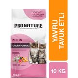 Pronature Yavru Kuru Kedi Maması Daily Growth Tavuk Etli ve Pirinçli 10KG Süper Premium Mama Segmenti