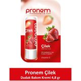 Pronem Dudak Bakım Kremi Lip Çilek 4,8 gr - Beyaz
