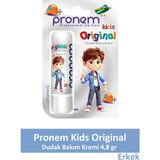 Pronem Kids Dudak Bakım Kremi Erkek Sade 4,8gr - Beyaz