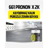 Pronon x 2k 661 Kalın Kaydırmaz Zemin Boyası, Ağır Yük Trafiğine Dayanıklı, Iç-Dış Mekân, Hızlı Kuruyan Endüstriyel Kaplama - 19 Kg - Ral: 3016 - Kırmızı