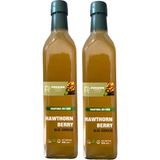 Proori Yıllanmış Alıç Sirkesi 500 ml Içilebilir Doğal Fermantasyon 2'li Paket (1000 Ml) - 1 lt
