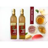 Proori Yıllanmış Elma Sirkesi Içilebilir Doğal Fermantasyon 500 ml 2'li Paket (1000 Ml) - 1 lt