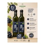 Proori Yıllanmış Üzüm Sirkesi Içilebilir Doğal Fermente Canlı Sirke 2'li Paket (1000 ML)