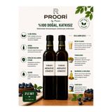 Proori Yıllanmış Yaban Mersini Sirkesi Doğal Fermente Canlı Sirke 500 ml 2'li Paket