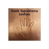 ProPazar Bakır Duvara Monte Statik Topraklama Levhası