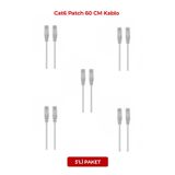 Prope S-LINK SL-CAT605, Cat6, Patch, 5Mt, Kablo (Gri) (5li Paket)