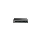 Prope TP-LINK LS109P, Green Tech, 8 Port MegaBit, POE 63W, 1 Port Uplink, Long Range 250Mt, Yönetilemez, Metal Kasalı Switch