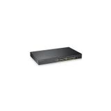 Prope ZyXEL GS1900-24HP V2, 24 Port, GigaBit, PoE 170W, 2 Port GigaBit SFP, Yönetilebilir, Rackmount Switch