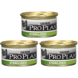Proplan 3x85 gr Sterilised Ton ve Somonlu Kısırlaştırılmış Kedi Konservesi