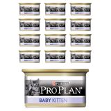 Proplan Baby Kitten Tavuklu 12x85 gr Yavru Kedi Konservesi