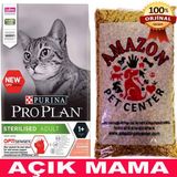 Proplan Sterilised Somonlu Kedi Maması Açık 1 Kg