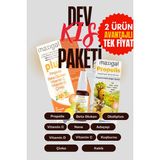 Propolis ve Vitamin C Içeren Boğaz Spreyi ve Efervesan Tablet Beta Glukan Kış Paketi 2'li - Portakal