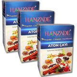 Propolisli - C Vitaminli - Kara Mürverli Atom Çayı Kış Çayı 150 gr x 3 Adet - Bitki Çayı