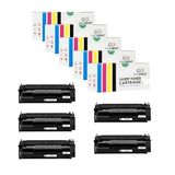 Proprint 26X-CF226X C5F93A C5F94A C5F95A Siyah Muadil Toner 5 Adet 9000 Sayfa, HP ile uyumlu