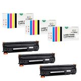 Proprint 3 ADET CF283X LaserJet Pro M127fn Muadil Toner, HP ile uyumlu