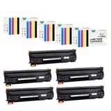 Proprint 5 ADET CF283A LaserJet Pro M127fn Muadil Toner, HP ile uyumlu
