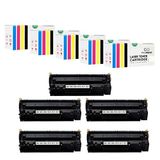 Proprint P1100 P1102W P1104 85A CE285A 5 Adet Muadil Toner