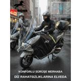 Prorider Motosiklet Premium Diz Örtüsü Honda Pcx Uyumlu Su Ve Rüzgar Geçirmez Kışlık Koruma Siyah