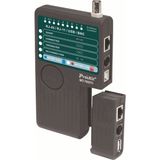 Pro's Kit Ten, Proskit MT-7057N Network Kablo Test Cihazı RJ45 RJ11 USB Bnc Lan Tester - Açık Yeşil