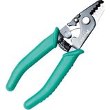Pro's Kit Ten,proskit CP-328 Fiber Optik Kablo Soyucu Pense | 5'i 1 Arada Hassas Kablo Sıyırma Aparatı - Yeşil